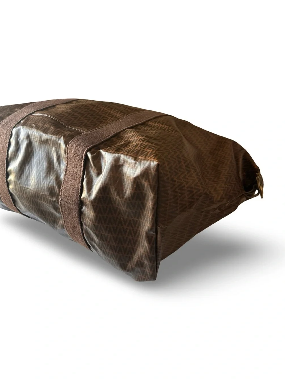 Mario Valentino Brown Monogram Duffel Bag Mens/Women Unisex